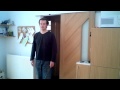 Automatic pneumatic door