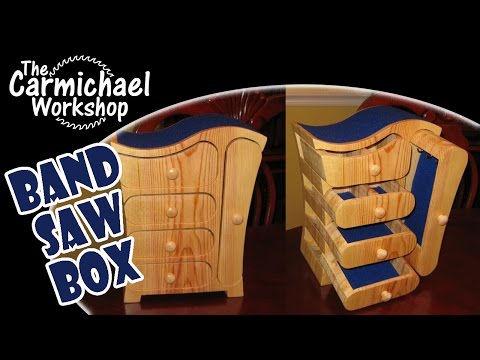  Jewelry Box with a Bandsaw - Free Easy DIY Woodworking Project Plans