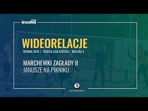 LIGA BEMOWSKA / WIOSNA 2018 / KOLEJKA 3. / MARCHEWKI ZAGŁADY II - JANUSZE NA PIKNIKU LIGA BEMOWSKA / WIOSNA 2018 / KOLEJKA 3. / MARCHEWKI ZAGŁADY II - JANUSZE NA PIKNIKU