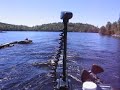 Going through Kipawa falls at 35 miles an hour