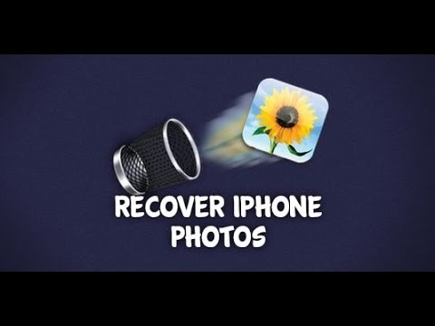 how to recover iphone photos