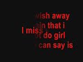 I Miss You Lyrics