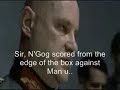 Hitler goes crazy about N'Gog
