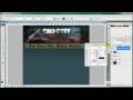 Photoshop Website Design - Nav Bar