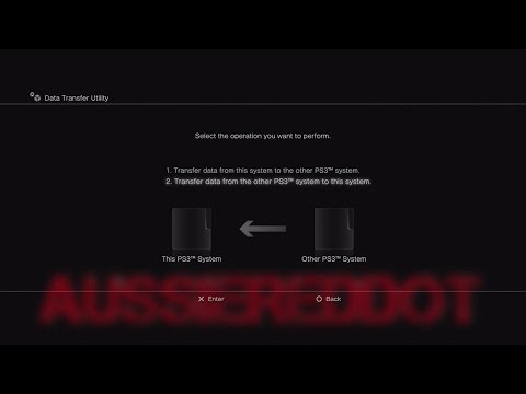 how to data transfer ps3