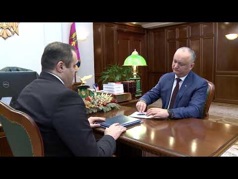 Игорь Додон провел встречу с Вадимом Чебаном