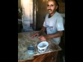 Taboun bread modified by machine