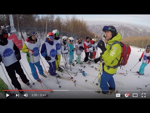 Тренировка по горнолыжному спорту в Ванлонг