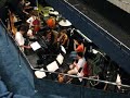orchestra rehearsal during move-in
