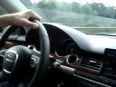 Driving Audi A8 to Hockenheim