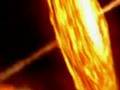 Black hole destroying a star