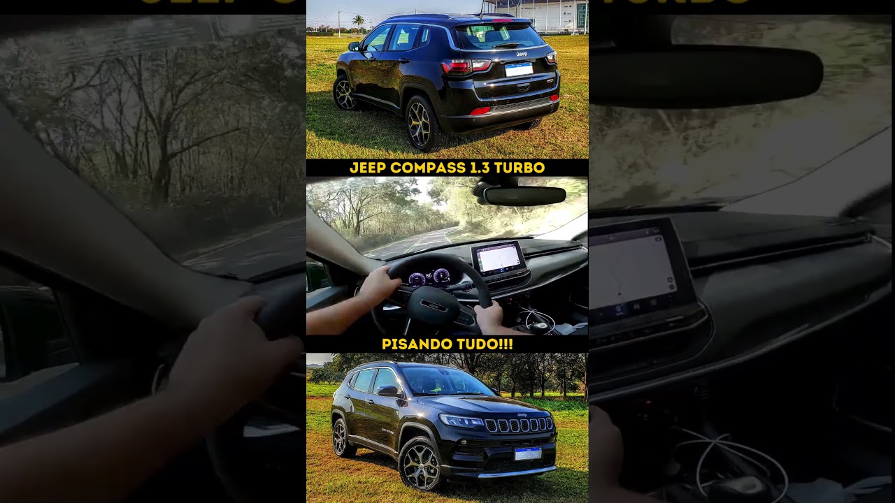 PISANDO TUDO NO JEEP COMPASS 1.3 TURBO!!!