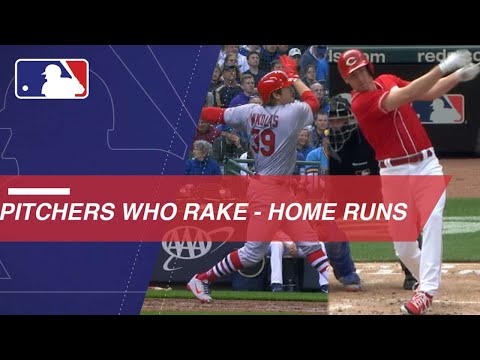 Video: Pitchers who shined at the plate in 2018
