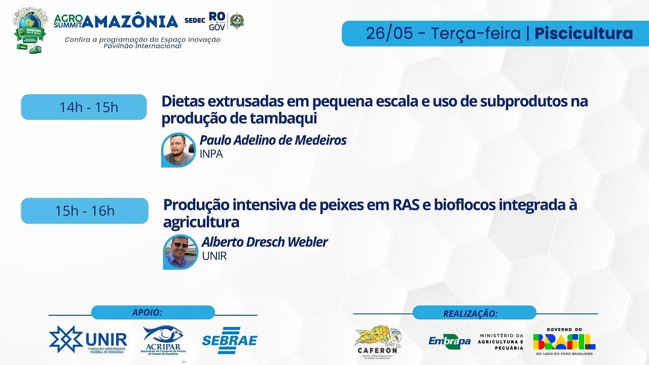 RRSHOW - PISCICULTURA  TARDE 26/05