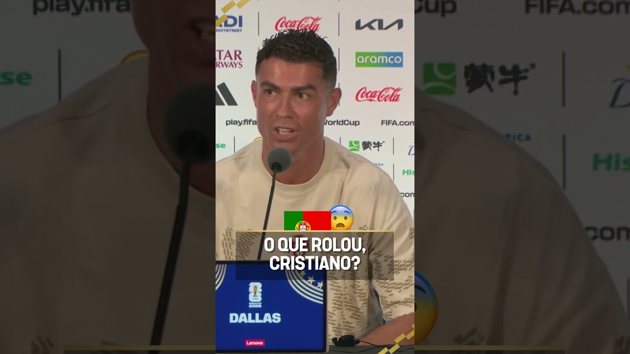 BECHLER NÃO GOSTA DO CR7? CRISTIANO RONALDO METEU ESSA NA COLETIVA #shorts