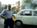 9 July 2009 Enghelab St (Fire) Tehran - Iranians protest against election results