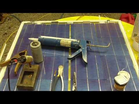 how to build solar panels