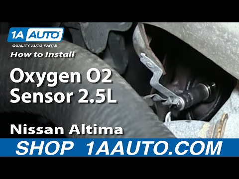 How To Install Replace Upstream Oxygen O2 Sensor 2.5L 2002-03 Nissan Altima