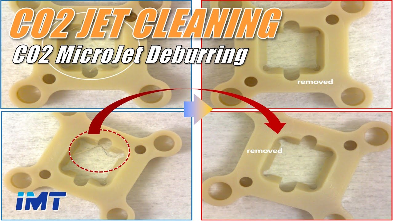 41. CO₂ MicroJet Deburring (플라스틱 버 제거)