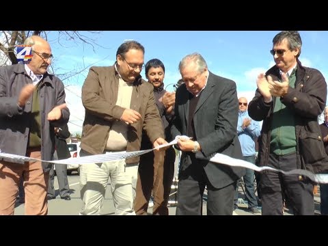 Guillermo Caraballo y Bertil Bentos inauguraron obras de Av. Dr. Roldán