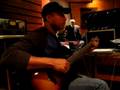 Bernie Williams recording a song for his new cd- part 2