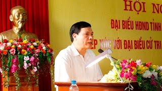 Đồng chí Nguyễn Đức Long, Chủ tịch UBND tỉnh tiếp xúc cử tri phường Phương Đông, TP Uông Bí