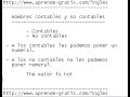 curso de inglés 06   nombres contables y no contables