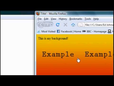 EdzJohnson - In this HTML website design tutorial I will teach you how to add images to your website/html document and how to add an image to the background. Difficulty L...