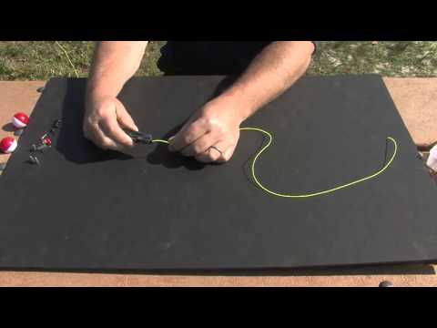 how to attach egg sinker to line