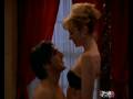 Kim Cattrall barefoot red toenails