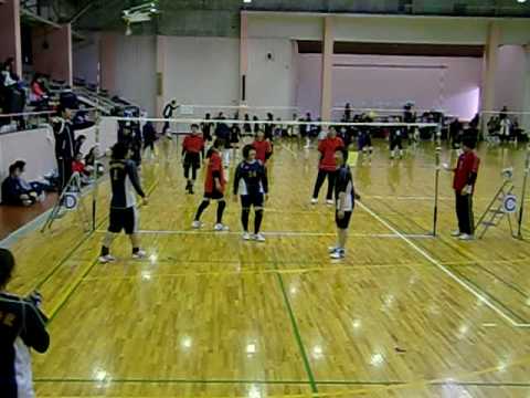 2010.1.24 ソフトバレーボール千葉市冬季大会 美女と野獣トリムaチーム