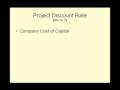 HMP 607 - 11. Project Discount Rate