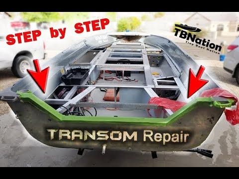 video-linktoworks-Aluminum Boat Transom Repair - Step by Step Tutorial...