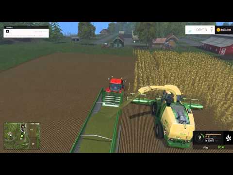 how to harvest corn in farming simulator 2015