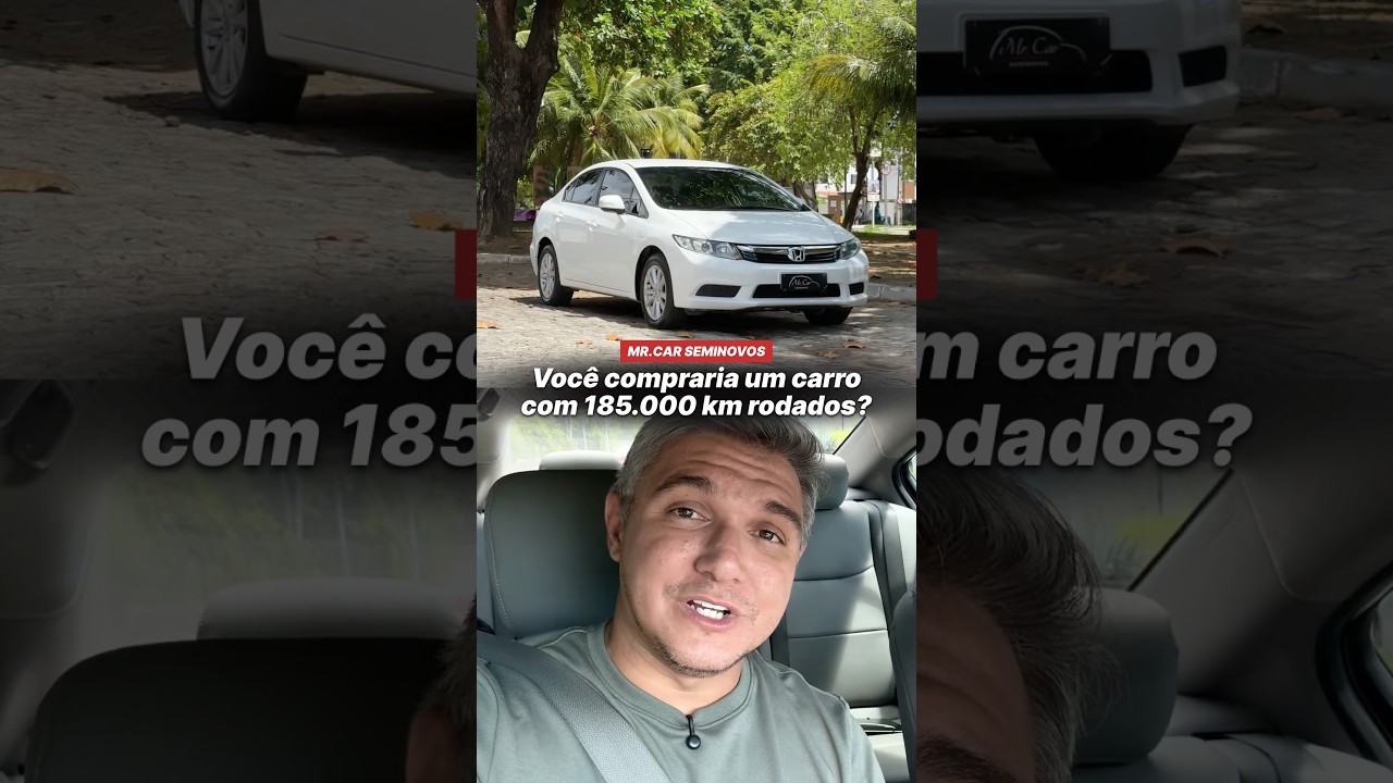 🚙🤔 Você compraria um carro com 185.000 km rodados?