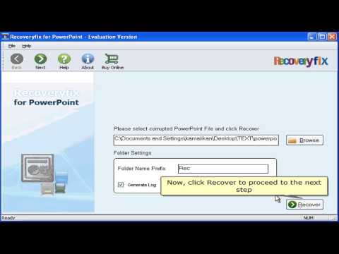 how to repair ppt corrupt file