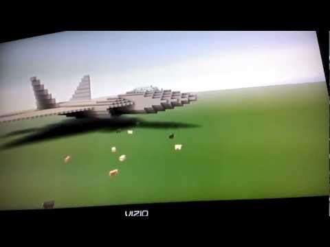 how to build an f 22 in minecraft
