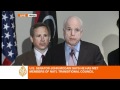 Senator John McCain speaks to Al Jazeera