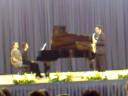 juan antonio garc�a illanas(saxo alto) y yuko mizutani(piano) en el conservatorio de segovia.
interpretan: sonata (1943) paul hindemith