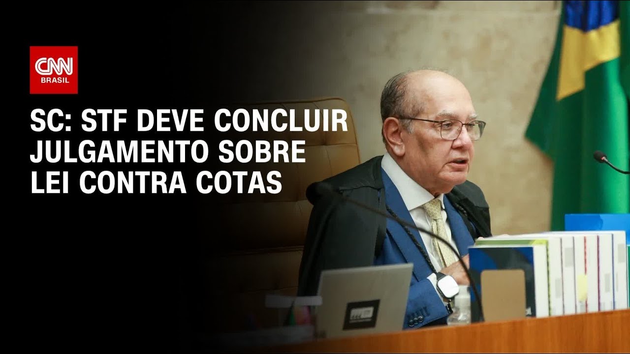 Gilmar vota para derrubar lei de SC contra cotas raciais em universidades | CNN NOVO DIA