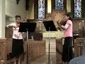 Mary Lidman Students Bach Violin Duet