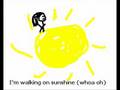 Walking On Sunshine - Strichmännchen
