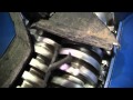 Shred-Tech Model ST-50 Shredder - plastic demo