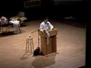 Chuck Palahniuk reading a fan letter