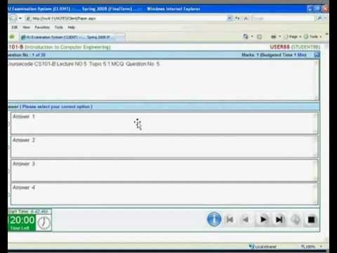 how to use exam software of vu