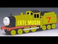 Tamlin, Charlie, Mushi, Albert and Michael in Thomas merchandise art Tamlin, Charlie, Mushi, Albert and Michael in Thomas merchandise art