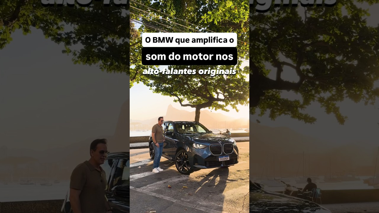 O BMW que amplifica o som do motos nos alto-falantes originais