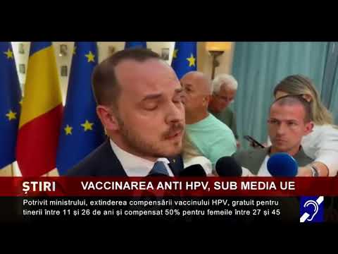 România rămâne sub media UE la vaccinarea anti HPV