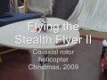 Flying the Stealth Flyer II RC micro helicopter