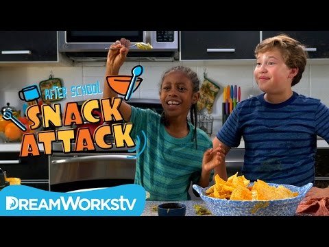 Cheese Nachos and Guacamole